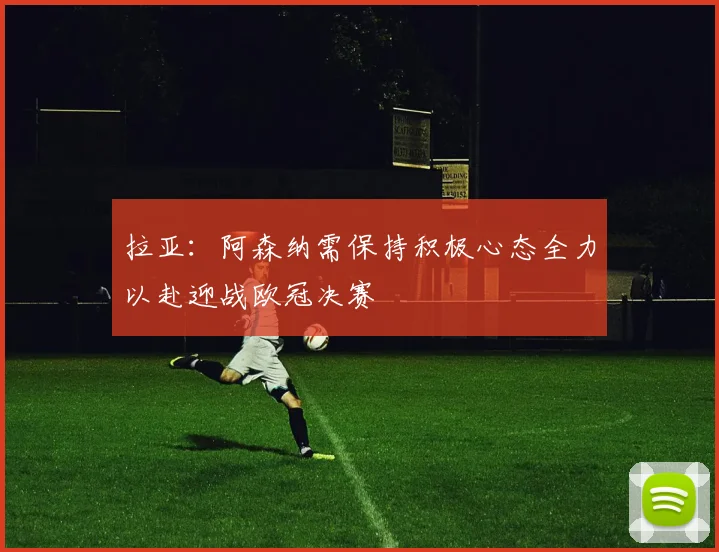 拉亚：阿森纳需保持积极心态全力以赴迎战欧冠决赛